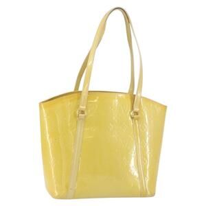 LOUIS VUITTON Monogram Vernis Avalon MM Tote Bag Broncorail M91743 Auth gh1576